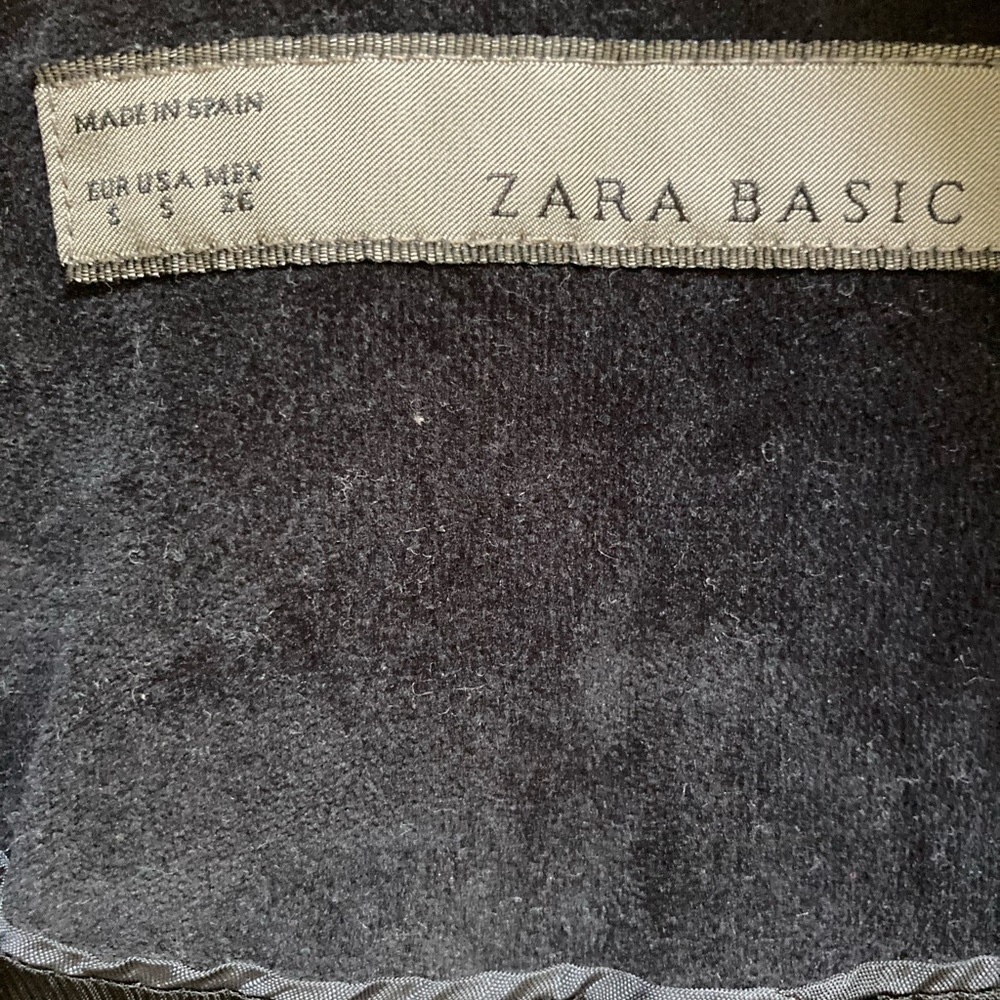 Black Velvet Zara basic blazer - Picture 2 of 7
